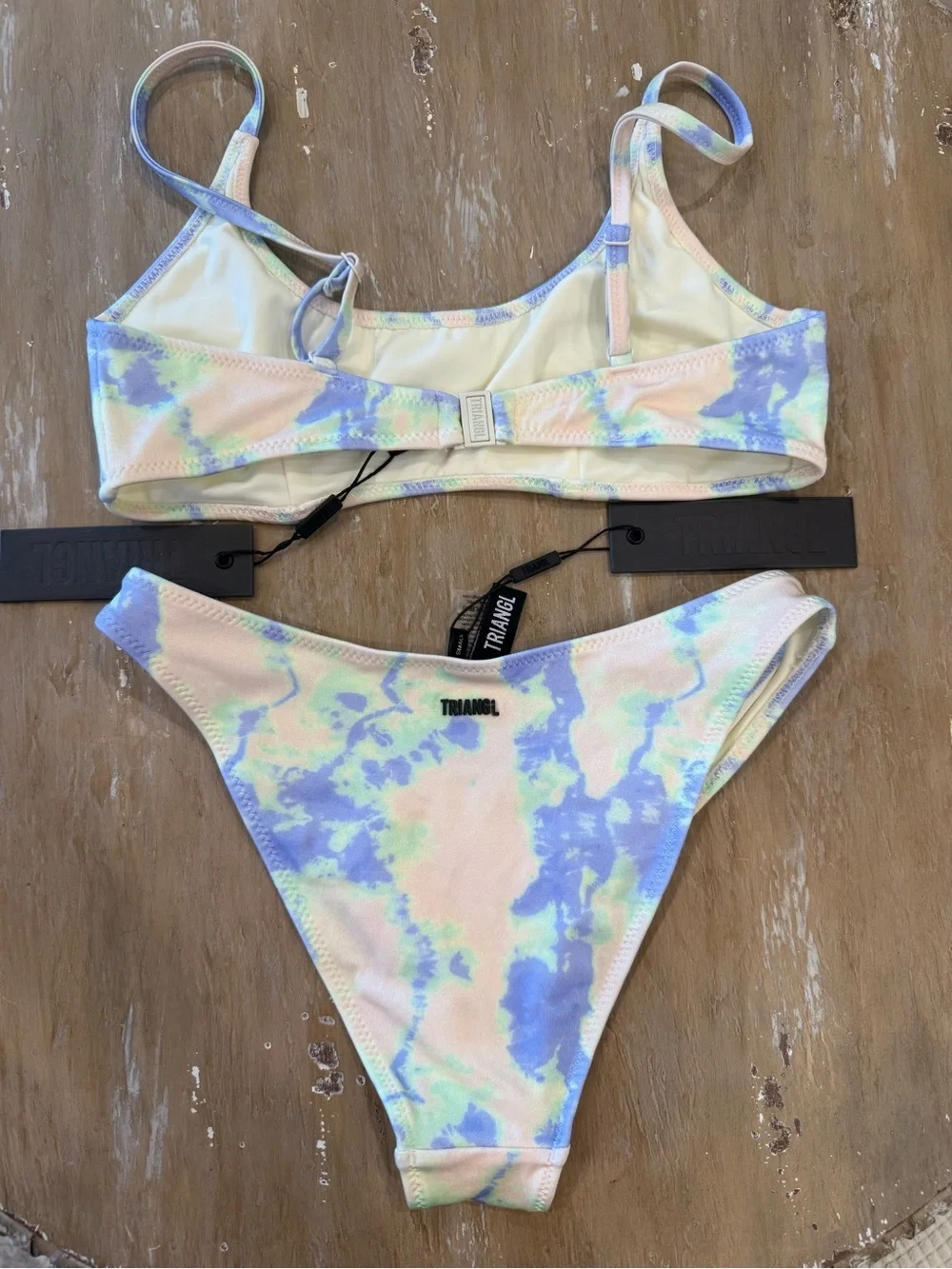 triangl swimwear Rina Tie-Dye Bikini Set